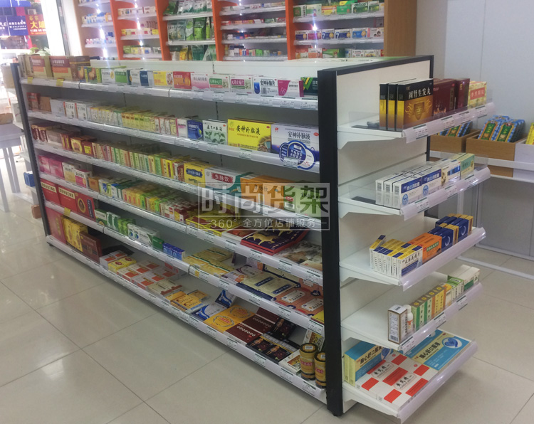 藥店貨架陳列設(shè)計圖
