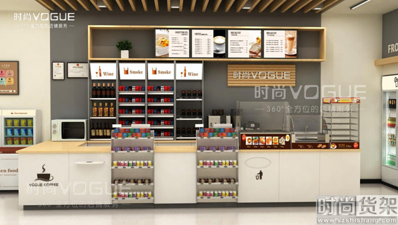 便利店收銀臺擺放設(shè)計(jì)